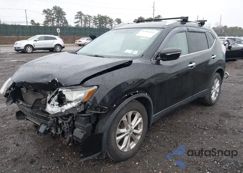 2015 Nissan Rogue Sv from USA, damaged, VIN KNMAT2MV5FP538741